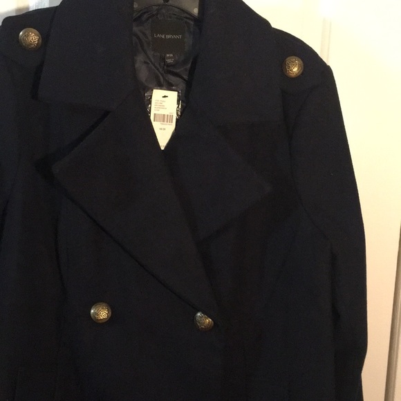 NWT Lane Bryant military pea coat - Picture 2 of 8